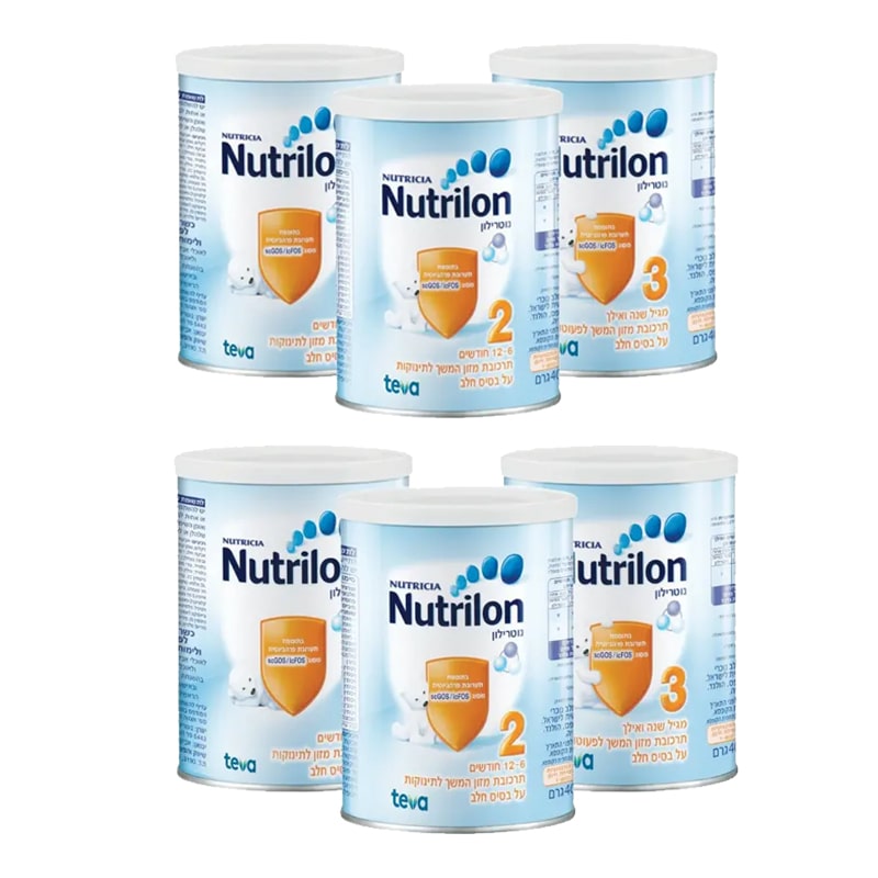 6 יחידות נוטרילון תרכובת מזון 800 גרם מבצע Nutrilon