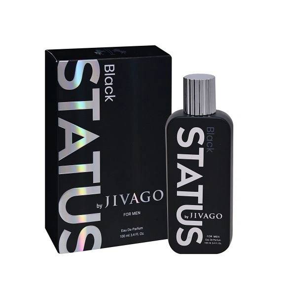 בושם לגבר Jivago Status Black E.D.P 100ml