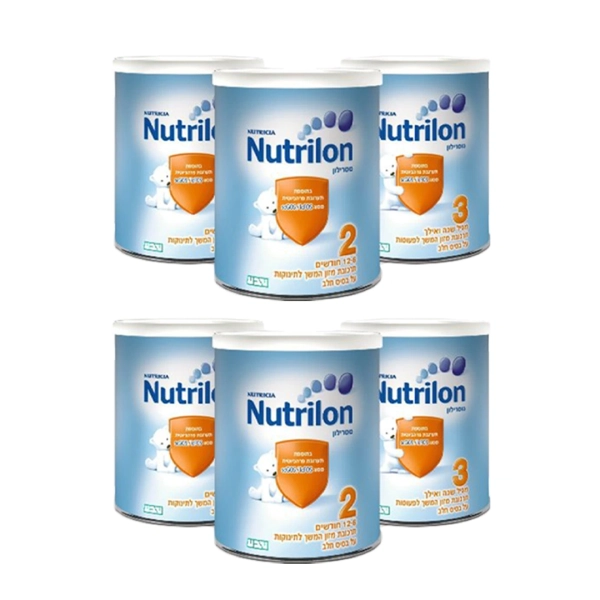 6 יחידות נוטרילון תרכובת מזון 800 גרם מבצע Nutrilon